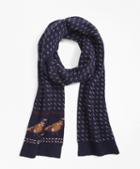 Brooks Brothers Pheasant-motif Scarf