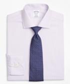 Brooks Brothers Regent Fitted Dress Shirt, Non-iron Herringbone Candy Stripe