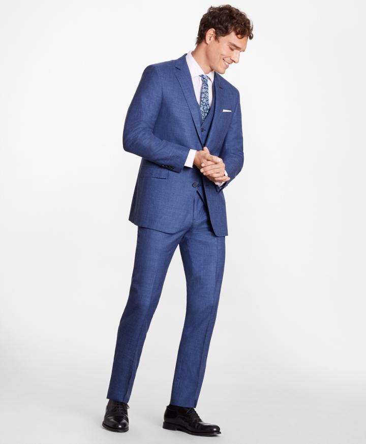 Brooks Brothers Men's Regent Fit Wool Blend 1818 Suit