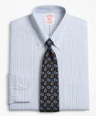 Brooks Brothers Stretch Madison Classic-fit Dress Shirt, Non-iron Tonal Framed Stripe