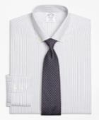 Brooks Brothers Men's Slim Fitted Dress Shirt, Non-iron Narrow Split Stripe