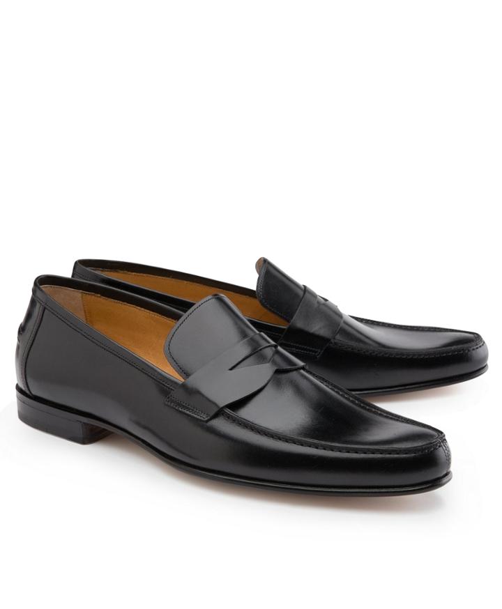Brooks Brothers Men's Lightweight Leather Penny Loafers