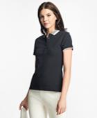 Brooks Brothers Women's Slim-fit Stretch-cotton Pique Polo
