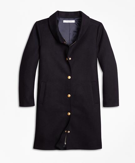 Brooks Brothers Melton Long Coat