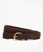 Brooks Brothers Men's Donegal-effect Woven Belt