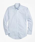 Brooks Brothers Men's Non-iron Regent Fit Dobby Micro Stripe Sport Shirt