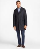 Brooks Brothers Men's Double-faced Wool Topcoat