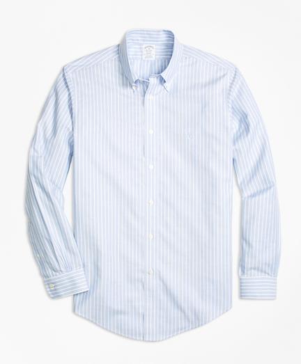 Brooks Brothers Non-iron Brookscool Regent Fit Stripe Sport Shirt