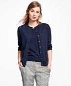 Brooks Brothers Women's Merino Wool Lace-back Cardigan