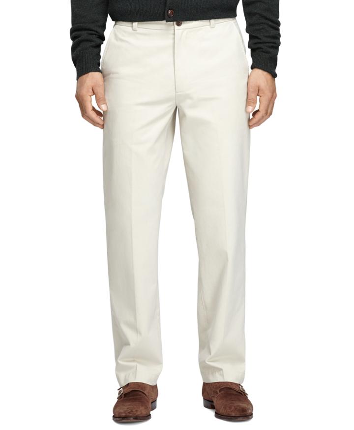 Brooks Brothers Men's Clark Fit Vintage Washed Chinos
