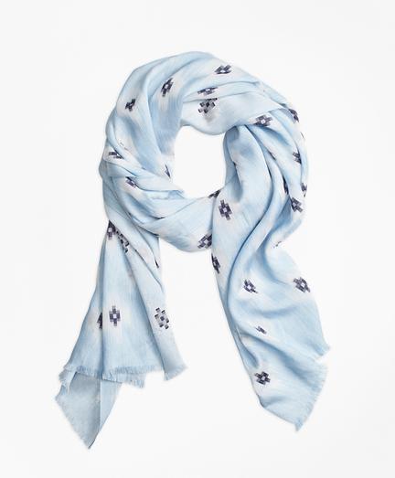 Brooks Brothers Ikat-print Scarf