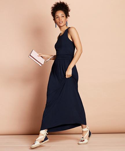 Brooks Brothers Jersey Maxi Dress