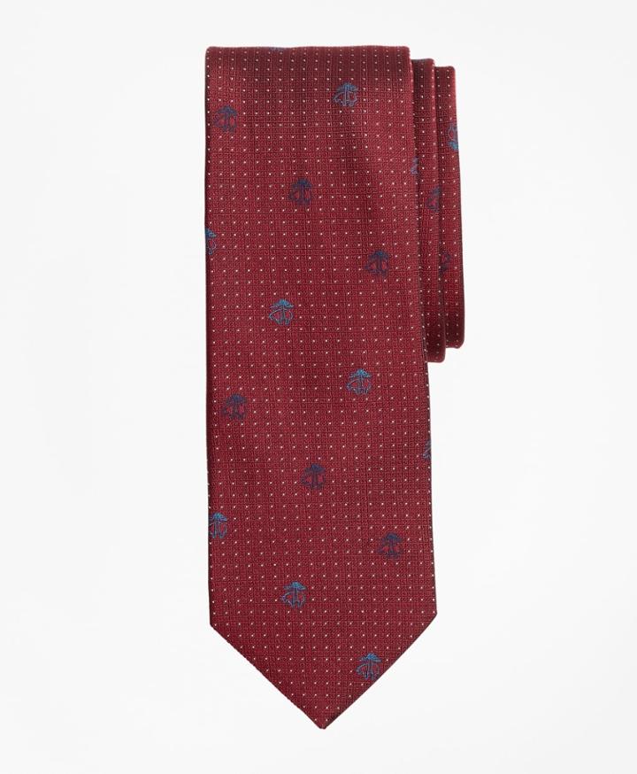 Brooks Brothers Men's Dotted Fleece Tie