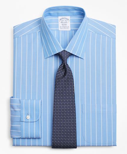 Brooks Brothers Stretch Regent Fitted Dress Shirt, Non-iron Stripe