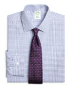 Brooks Brothers Men's Extra Slim Fit Slim-fit Dress Shirt, Non-iron Parquet Check