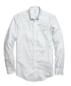 Brooks Brothers Non-iron Regent Fit Yellow Twin Check Sport Shirt