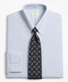Brooks Brothers Stretch Milano Slim-fit Dress Shirt, Non-iron Tonal Framed Stripe