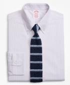 Brooks Brothers Men's Original Polo Button-down Oxford Relaxed Fit Relaxed-fit Dress Shirt, Stripe