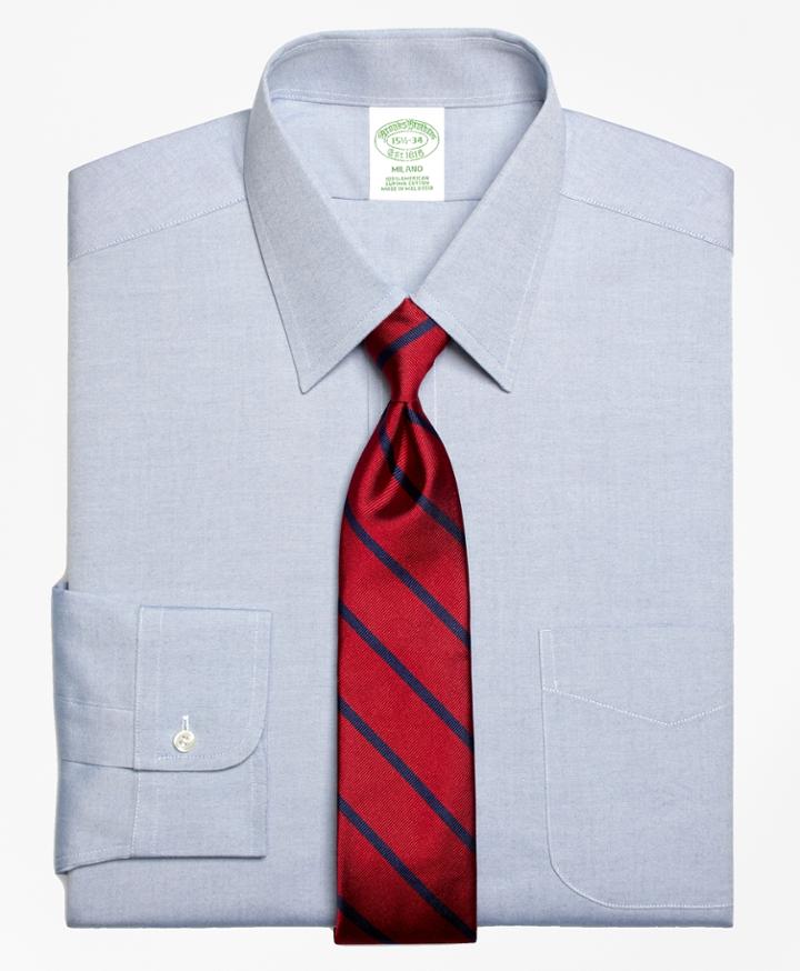Brooks Brothers Men's Extra Slim Fit Forward Point Collar Dress Shirt