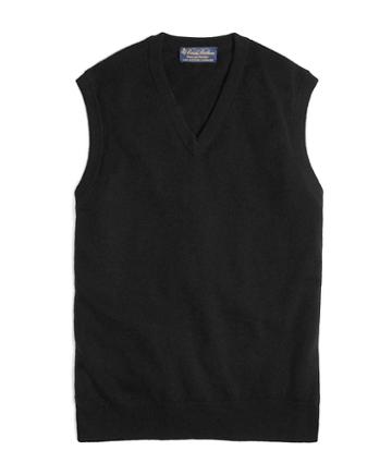 Brooks Brothers Cashmere Sweater Vest-basic Colors