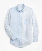 Brooks Brothers Men's Milano Fit Irish Linen Fun Sport Shirt