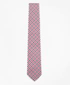 Brooks Brothers Men's Black Fleece Houndstooth Silk Tie