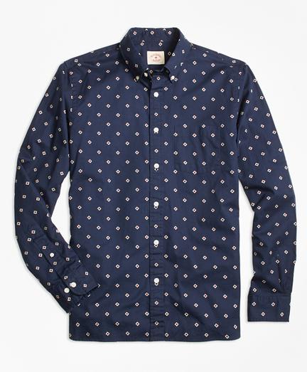 Brooks Brothers Foulard Diamond-print Sport Shirt