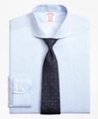 Brooks Brothers Men's Regular Fit Classic-fit Dress Shirt, Non-iron Hairline Framed Stripe