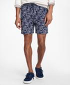 Brooks Brothers Men's Montauk 6 Floral Swim Trunks