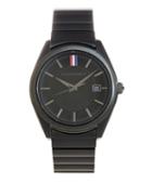 Brooks Brothers Black Metal Band Watch
