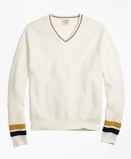 Brooks Brothers Vintage Tennis V-neck Sweater