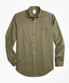 Brooks Brothers Madison Fit Garment-dyed Twill Sport Shirt