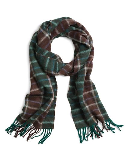 Brooks Brothers Two-color Plaid Scarf