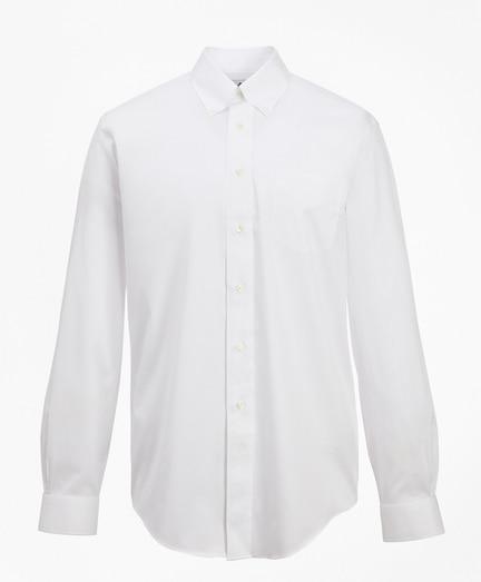 Brooks Brothers Madison Classic-fit Dress Shirt, Performance Non-iron With Coolmax, Button-down Collar Broadcloth
