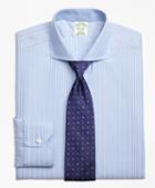 Brooks Brothers Non-iron Milano Fit Royal Oxford Twin Stripe Dress Shirt