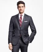 Brooks Brothers Men's Regent Fit Tic With Double Windowpane 1818 Suit