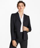 Brooks Brothers Women's Petite Wool Two-button Jacket