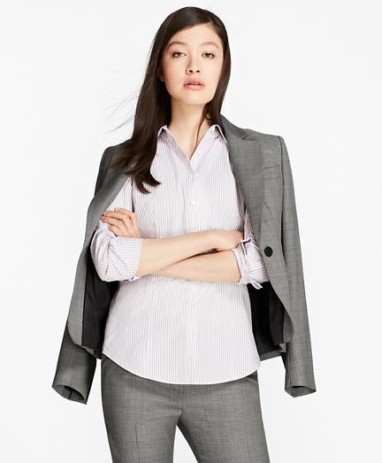 Brooks Brothers Non-iron Striped Dobby Cotton Tailored Shirt