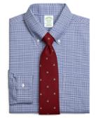 Brooks Brothers Non-iron Milano Fit Brookscool Glen Plaid Dress Shirt
