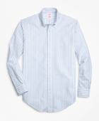 Brooks Brothers Men's Madison Fit Oxford Double-stripe Sport Shirt