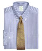 Brooks Brothers Men's Extra Slim Fit Slim-fit Dress Shirt, Non-iron Bold Split Stripe