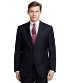 Brooks Brothers Regent Fit Navy With Blue And White Bead Stripe 1818 Suit