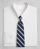 Brooks Brothers Golden Fleece Regent Fitted Dress Shirt, Button-down Collar Black Micro-stripe