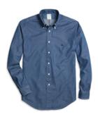 Brooks Brothers Milano Fit Button-down Collar Denim Sport Shirt