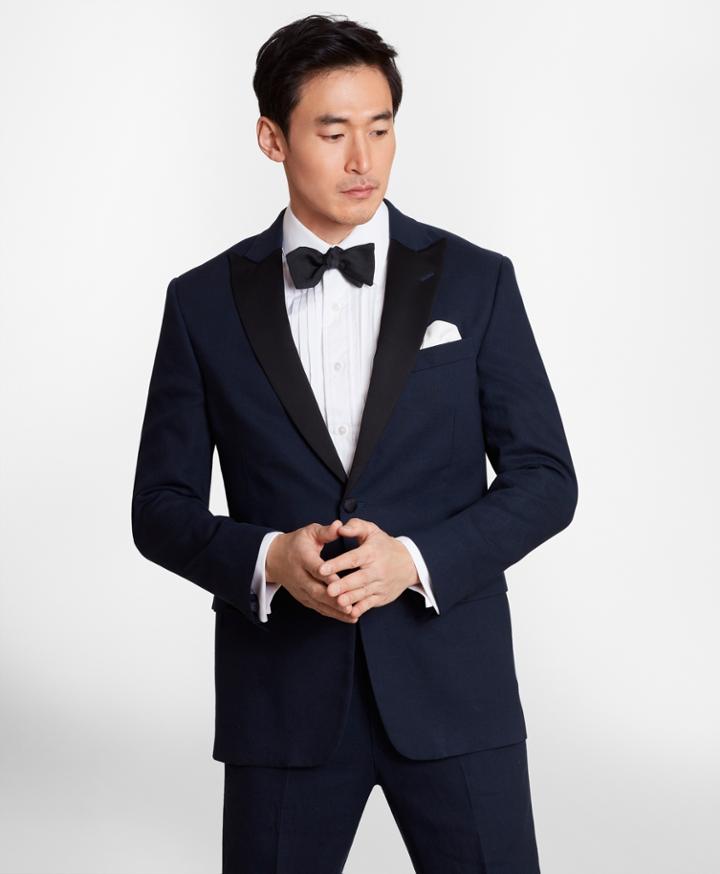 Brooks Brothers Men's Regent Fit Linen Tuxedo