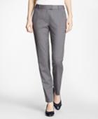 Brooks Brothers Women's Tapered Pinstripe Stretch Wool Trousers