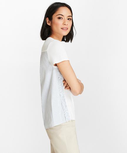 Brooks Brothers Mixed-media T-shirt