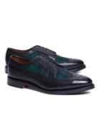 Brooks Brothers Leather And Wool Brogues