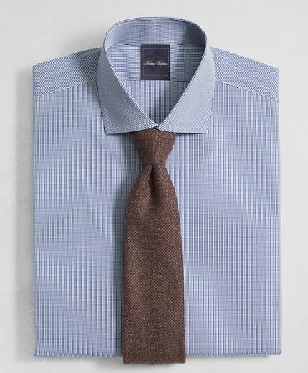 Brooks Brothers Golden Fleece Regent Fit English Collar Mini Gingham Dress Shirt