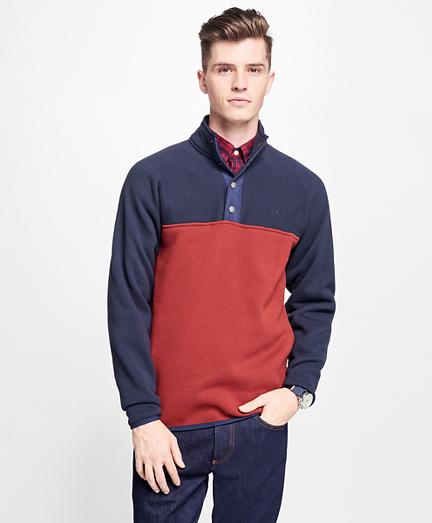 Brooks Brothers Half-button-up Polar Fleece Jacket